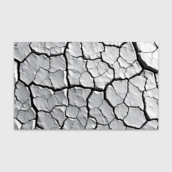 Бумага для упаковки Серая растрескавшаяся глина, цвет: 3D-принт