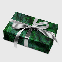 Бумага для упаковки Абстракция - emerald rock, цвет: 3D-принт — фото 2