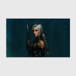 Бумага для упаковки Девушка с копьем китайский стиль, цвет: 3D-принт