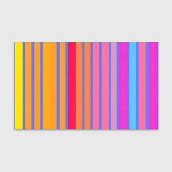 Бумага для упаковки Теплые цветные полосы, цвет: 3D-принт