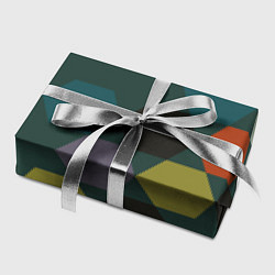 Бумага для упаковки Кластер зеленая ночь, цвет: 3D-принт — фото 2