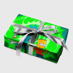 Бумага для упаковки Рик и Барт Симпсон, цвет: 3D-принт — фото 2