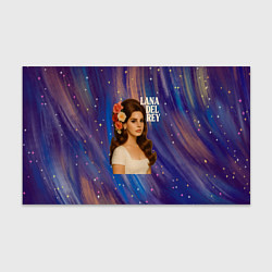Бумага для упаковки Lana Del Rey с цветами в волосах, цвет: 3D-принт