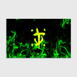 Бумага для упаковки Doom кислотное лого огненный, цвет: 3D-принт