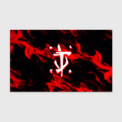 Бумага для упаковки Doom красный огонь марса, цвет: 3D-принт