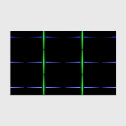 Бумага для упаковки Color black green purple stripes, цвет: 3D-принт