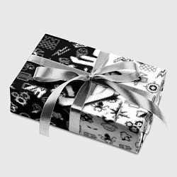 Бумага для упаковки Doom ачивки паттерн, цвет: 3D-принт — фото 2