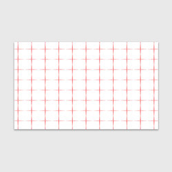 Бумага для упаковки Color white red crosses, цвет: 3D-принт