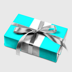 Бумага для упаковки Color blue and white, цвет: 3D-принт — фото 2
