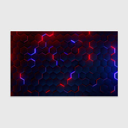 Бумага для упаковки Неоновая чешуя, цвет: 3D-принт