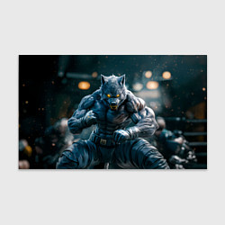 Бумага для упаковки Волк боец, цвет: 3D-принт