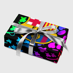 Бумага для упаковки Барселона x Маршмэллоу неоновый градиент, цвет: 3D-принт — фото 2