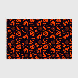 Бумага для упаковки Паттерн с символами праздника Хэллоуин, цвет: 3D-принт
