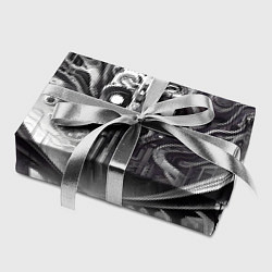 Бумага для упаковки Art skull in metropolis - ai art fantasy, цвет: 3D-принт — фото 2