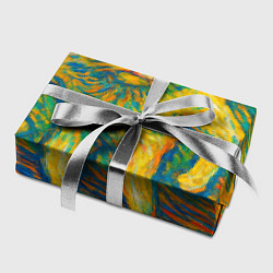 Бумага для упаковки Борзый кот в стиле Ван Гога, цвет: 3D-принт — фото 2