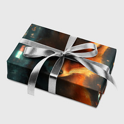 Бумага для упаковки Лиса на фоне высоток, цвет: 3D-принт — фото 2