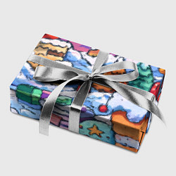 Бумага для упаковки Новогоднее настроение из сладостей, цвет: 3D-принт — фото 2