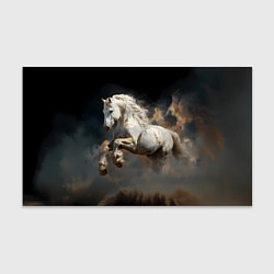 Бумага для упаковки Белая лошадь из бури, цвет: 3D-принт