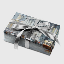 Бумага для упаковки Зимний Питер красками, цвет: 3D-принт — фото 2