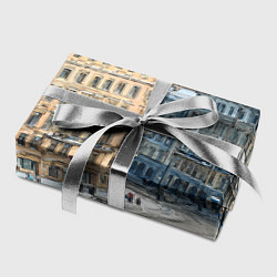 Бумага для упаковки Зимняя улица Питера, цвет: 3D-принт — фото 2