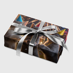 Бумага для упаковки Праздничные коты, цвет: 3D-принт — фото 2