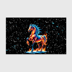 Бумага для упаковки Лошадь на снегу