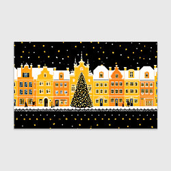 Бумага для упаковки Новогодняя ночь в городе