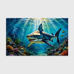 Бумага для упаковки Хищник кораллового рифа, цвет: 3D-принт