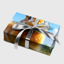 Бумага для упаковки Солнечный кролик на лугу, цвет: 3D-принт — фото 2