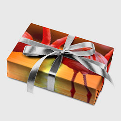 Бумага для упаковки Розовый закат с фламинго, цвет: 3D-принт — фото 2