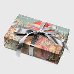 Бумага для упаковки Маленькая новогодняя милая лошадка, цвет: 3D-принт — фото 2