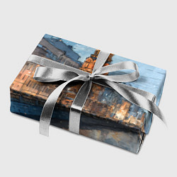 Бумага для упаковки Санкт-Петербург зимний город, цвет: 3D-принт — фото 2