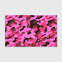 Бумага для упаковки Камуфляж: розовый/коричневый, цвет: 3D-принт
