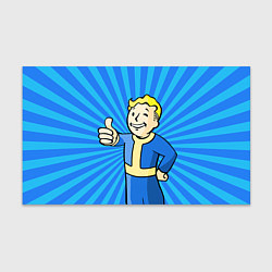 Бумага для упаковки Fallout Blue, цвет: 3D-принт