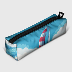Пенал для ручек ПАРУСНИК В МОРЕ ЛЮБЛЮ МОРЕ Z, цвет: 3D-принт
