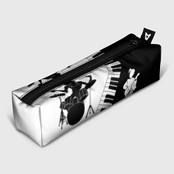 Пенал для ручек Черно Белое пианино, цвет: 3D-принт