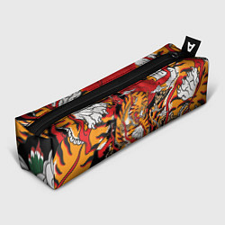 Пенал для ручек Самурайский тигр, цвет: 3D-принт