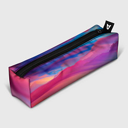 Пенал для ручек Гармоничные цветовые волны, цвет: 3D-принт