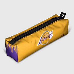 Пенал для ручек LA LAKERS NBA FIRE ЛЕЙКЕРС ОГОНЬ, цвет: 3D-принт