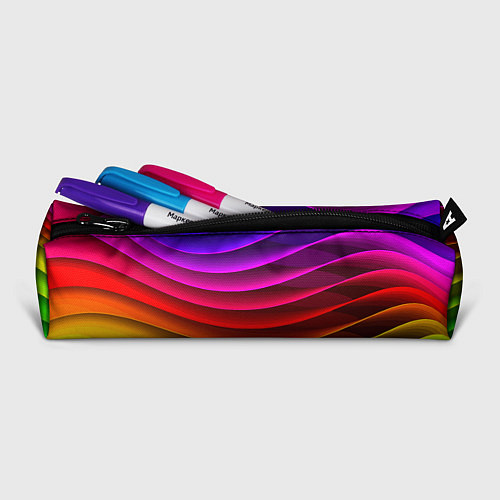 Пенал Color line neon pattern Abstraction Summer 2023 / 3D-принт – фото 2