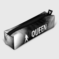 Пенал для ручек Queen Glitch на темном фоне, цвет: 3D-принт