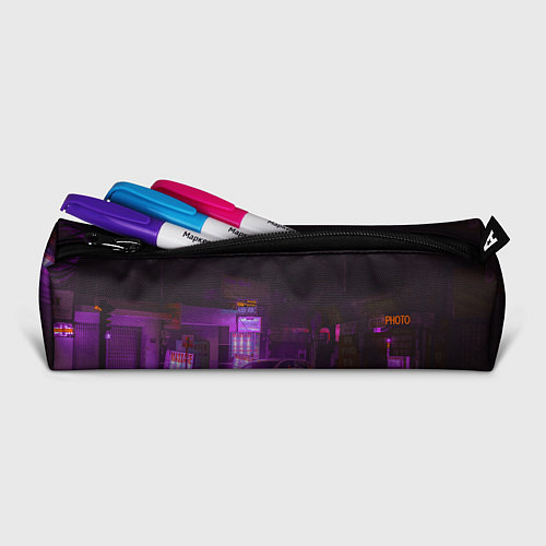 Пенал Неоновый ночной переход - Фиолетовый / 3D-принт – фото 2
