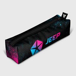 Пенал для ручек Jeep Neon Gradient, цвет: 3D-принт