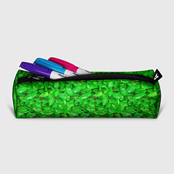 Пенал для ручек Зелёные листья - текстура, цвет: 3D-принт — фото 2