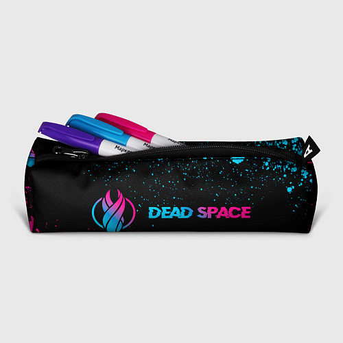 Пенал Dead Space - neon gradient: надпись и символ / 3D-принт – фото 2