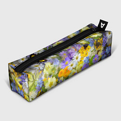 Пенал для ручек Цветочная летняя поляна, цвет: 3D-принт