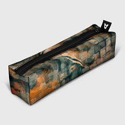 Пенал для ручек Абстрактное множество красок и разломов на поверхн, цвет: 3D-принт