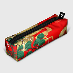 Пенал Японский пейзаж на красном