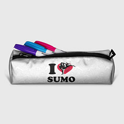 Пенал для ручек I love sumo fighter, цвет: 3D-принт — фото 2