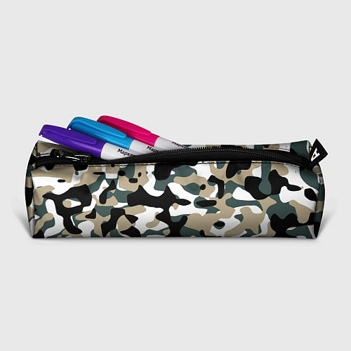 Пенал Камуфляж Snow - Trees - Shrubs / 3D-принт – фото 2